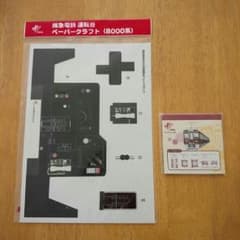 阪急電車ペーパークラフト&おりがみメモ帳のサムネイル