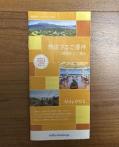 西武ホールディングス株主優待のサムネイル