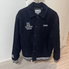 Carhartt コーデュロイ スタジャン M ネイビーのサムネイル