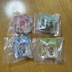 ズートピア ブリスターチャームコレクション セミコンプ4種セットのサムネイル