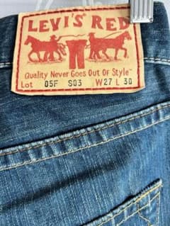 希少モデル2003年LEVI'S REDスキニーデニムW27 L30S0305Fのサムネイル