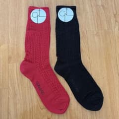 CONLEAD ソックス 2足セット レッド ブラックのサムネイル