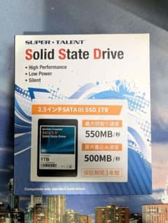 使用時間11時間　SUPER TALENT 1TB SSD 使用時間11時間 SUPER TALENT 1TB SSD - メルカリ