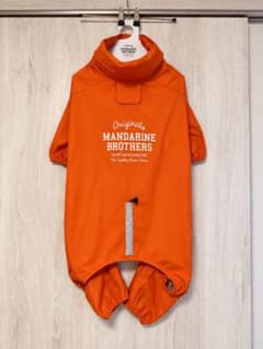 MANDARINE BROTHERS 犬用レインコート 3L オレンジ 試着のみのサムネイル