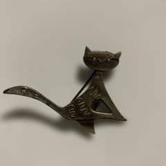 猫 ブローチ レトロのサムネイル