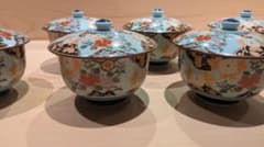 蓋つき煮物椀 6客セット 色絵 花文様 - メルカリ