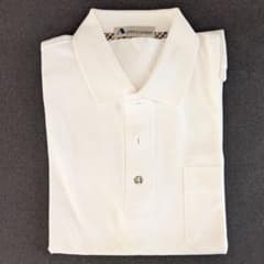 【未使用品】 Aquascutum ホワイト ポロシャツ MEDIUM