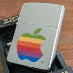 新品】97年製 アップル 旧ロゴ Zippo りんごマーク - メルカリ
