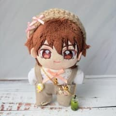 ぬい服 いつぬい 10cmぬい サロペット ベレー帽 チャーム付のサムネイル