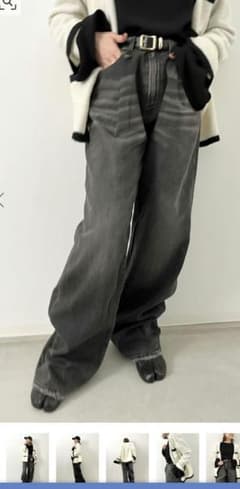 R13 DAMON PLEATED WIDE DENIM jennie着用のサムネイル