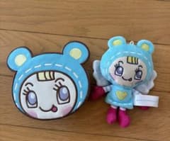 ナルミヤキャラクターズ お顔ポシェット ぬいぐるみ ブルーベリエちゃん