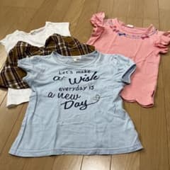女の子　Tシャツ　3枚セット　120のサムネイル