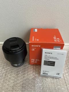 【レンズフィルター付】SONY EマウントFE 85F1.8 レンズのサムネイル
