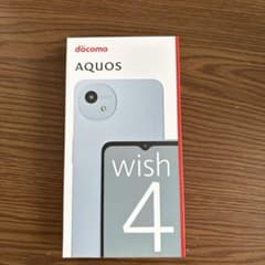 docomo SIMフリーAQUOS wish 4 ライトブルー 本体のサムネイル