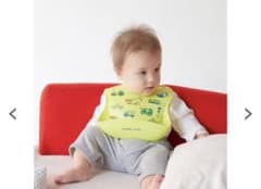 HAKKA BABY シリコンビブ&マスコット付きパイルミニタオル　未使用のサムネイル