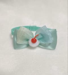 ぬいぐるみ用リボン メロンクリームソーダ