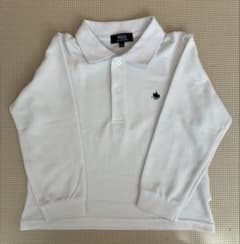 POLO ポロ　長袖ポロシャツ 110 petit main 白　ホワイトのサムネイル