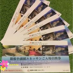 箱根小涌園ユネッサン 入場引換券【2枚】のサムネイル