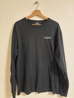 XLARGE 長袖カットソー バックプリント 黒のサムネイル