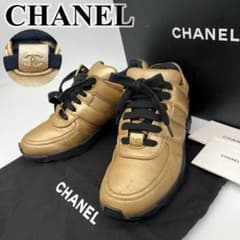 CHANEL 샤넬 운동화 신발 신발 코코 마크 36 부속품 포함