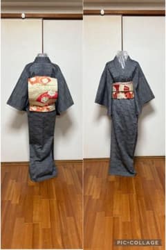 ☆アンティーク!!織り出し名古屋帯→二部式作り帯 - メルカリ