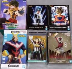 ジャンプ系フィギュアセット ドラゴンボール 鬼滅の刃 僕のヒーローアカデミアのサムネイル