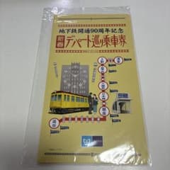 東京メトロ 地下鉄開通90周年記念 新春デパート巡り乗車券（期限切れ未