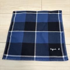 agnes b. ハンカチ ブルー チェック柄のサムネイル