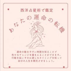 ☆西洋占星術☆ホロスコープで運命の転機を鑑定致します☆のサムネイル
