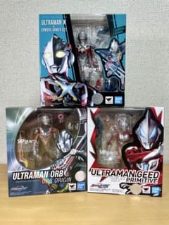 [미품]SHFiguarts 울트라맨 X 오브 지드 3체 세트
