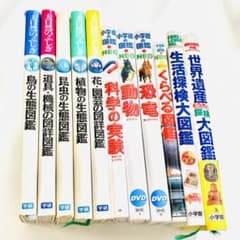 学研の図鑑 ９冊セット　DVD付き DVD付き】小学館・学研 貴重図鑑11冊セット - メルカリ