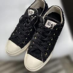 ALL STAR ファー素材 ブラックスニーカーのサムネイル