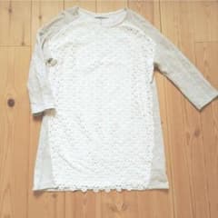 LUCA LADY LUCK LUCA レース切替カットソー