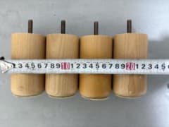 ソファーなどの脚　木製 高さ10cmのサムネイル