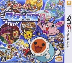3DS 太鼓の達人 どんとかつの時空大冒険 カセットのサムネイル