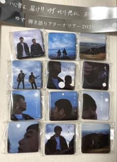 ゆず YUZU 2026 心音 ガチャ 四角 缶バッジ 全12点 銀テープ - メルカリ