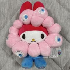 ミャクミャク　サンリオコラボ　マイメロディ ぬいぐるみ Mカラー ミャクミャク マイメロディ コラボ ぬいぐるみ Lサイズ EXPO2025