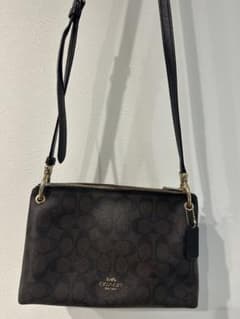 COACH ショルダーバッグ シグネチャー ブラウンのサムネイル