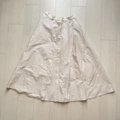 UNIQLO ドット フレアスカートのサムネイル