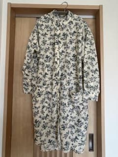 花柄 長袖シャツ ロング丈 レディース Lサイズのサムネイル