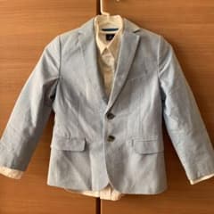 卒園式☆入学式☆H&Mスーツ・GAPシャツセット120cm・130cmのサムネイル