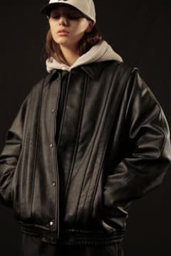 monkey time MT FAUX LTHR BOMBER JKTのサムネイル