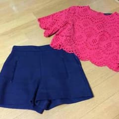 ZARA クロップドトップスのサムネイル