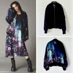 GroundY×チェンソーマン レゼ 花柄/フラワー&ボム リバーシブルブルゾン GroundY×チェンソーマン レゼ 花柄/フラワー&ボム リバーシブル