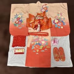 加賀友禅3歳 女の子 子供 正絹 着物 飾り帯セット 加賀友禅3歳 女の子 子供 正絹 着物 飾り帯セット - メルカリ