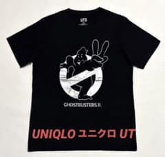 UNIQLO 유니클로 UT GHOSTBUSTERS II 블랙 T셔츠 S~M