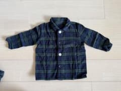 無印良品 キッズ パジャマ 90-100cm チェック柄のサムネイル
