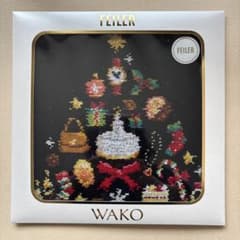 新品 フェイラー 和光 wako ハンカチ WAKO TREE ブラック 黒 - メルカリ