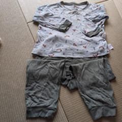 UNIQLO 動物柄 パジャマ 100cm グリーンのサムネイル