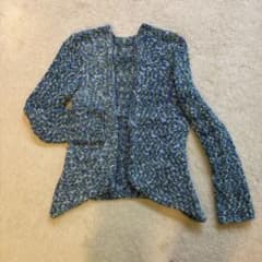 HaaT HEART 長袖カーディガン ブルー系のサムネイル